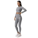 Dámske legíny GymBeam  FLO Ribbed Leggings Grey