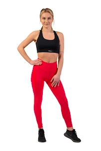 Dámske legíny Nebbia  Active High-Waist Smart Pocket Leggings 402 pink L