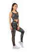 Dámske legíny Nebbia  EKO leggings „Breathe“ mesh 400 camo green