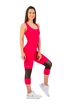 Dámske legíny Nebbia  High-Waist ¾ Length Sporty Leggings 406 pink