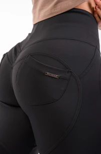 Dámske legíny Nebbia  High Waist & Lifting Effect Bubble Butt Pants black