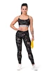 Dámske legíny Nebbia  High-waist performance leggings 567 volcanic black XS