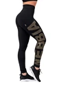 Dámske legíny Nebbia Intense Gold Print leggings 827 black