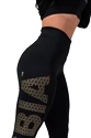 Dámske legíny Nebbia Intense Gold Print leggings 827 black