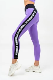 Dámske legíny Nebbia Leggings high waist purple