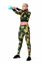 Dámske legíny Nebbia Ocean Selected High-waist performance leggings 567 jungle green