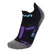 Dámske ponožky UYN  RUN 2IN SOCKS Black/Violet  35/36