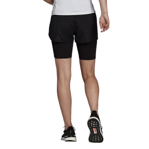 Dámske šortky adidas  Run Fast 2in1 Shorts Black XS