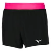 Dámske šortky Mizuno Alpha 4.5 Short Black/Pink Peacock M