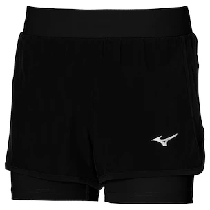 Dámske šortky Mizuno  ER 2in1 Short Black