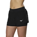 Dámske šortky Mizuno  ER 2in1 Short Black S