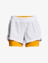 Dámske šortky Under Armour  Iso-Chill Run 2N1 Short-WHT