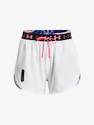 Dámske šortky Under Armour  RUN ANYWHERE HI Short-WHT