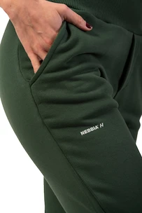 Dámske tepláky Nebbia  High-Waist Loose Fit Sweatpants "Feeling Good" 409 dark green