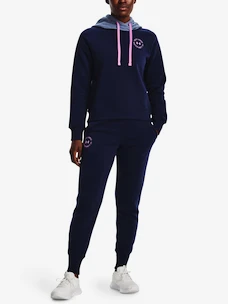 Dámske tepláky Under Armour  Rival Fleece Crest Joggers-NVY XS