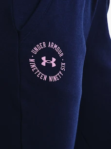 Dámske tepláky Under Armour  Rival Fleece Crest Joggers-NVY XS