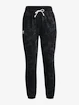 Dámske tepláky Under Armour  Rival Terry Print Jogger-BLK