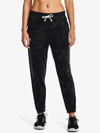 Dámske tepláky Under Armour Rival Terry Print Jogger-BLK