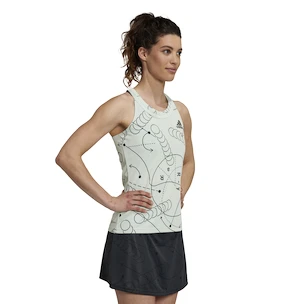 Dámske tielko adidas  Club Graphic Tank Linen Green