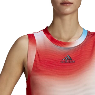 Dámske tielko adidas  Melbourne Printed Match Tank White/Red/Blue