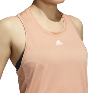 Dámske tielko adidas  Training 3-Stripes Tank Ambient Blush XS