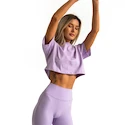 Dámske tielko GymBeam  Limitless Cropped T-shirt Lavender