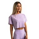 Dámske tielko GymBeam  Limitless Cropped T-shirt Lavender