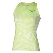 Dámske tielko Mizuno  Mugen Printed Tank  Neo Lime