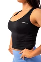 Dámske tielko Nebbia  Sporty Slim-Fit Crop Tank Top 422 black