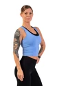 Dámske tielko Nebbia  Sporty Slim-Fit Crop Tank Top 422 light blue