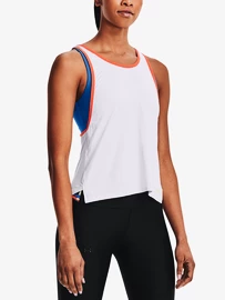 Dámske tielko Under Armour 2 in 1 Knockout Tank-WHT