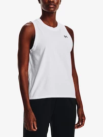 Dámske tielko Under Armour Essential Cttn Strch Tank-WHT