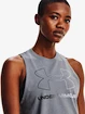 Dámske tielko Under Armour  Live Sportstyle Graphic Tank Steel Medium Heather Gray