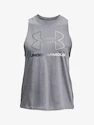 Dámske tielko Under Armour  Live Sportstyle Graphic Tank Steel Medium Heather Gray