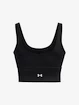 Dámske tielko Under Armour  Meridian Fitted Crop Tank-BLK