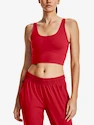 Dámske tielko Under Armour  Meridian Fitted Crop Tank-RED XS