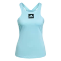 Dámske tričko adidas  Paris Y-Tank Primeblue Aqua M