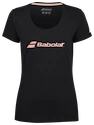 Dámske tričko Babolat  Exercise Babolat Tee Women Black L