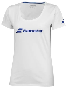 Dámske tričko Babolat  Exercise Babolat Tee Women White