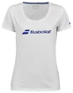 Dámske tričko Babolat  Exercise Babolat Tee Women White S