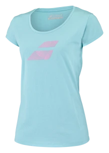 Dámske tričko Babolat  Exercise Flag Tee Women Angel Blue