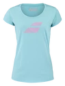 Dámske tričko Babolat  Exercise Flag Tee Women Angel Blue S