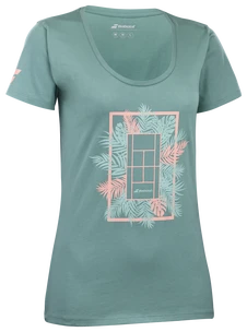 Dámske tričko Babolat  Exercise Message Tee Women Trellis