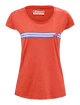 Dámske tričko Babolat  Exercise Stripes Tee Poppy Red S