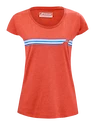 Dámske tričko Babolat  Exercise Stripes Tee Poppy Red S