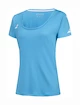 Dámske tričko Babolat  Play Cap Sleeve Top Women Cyan Blue