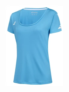 Dámske tričko Babolat  Play Cap Sleeve Top Women Cyan Blue