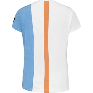 Dámske tričko Babolat  Play Cap Sleeve Top Women White/Blue Hthr L