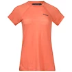 Dámske tričko Bergans  Floyen Wool Tee Orange XS