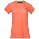 Dámske tričko Bergans  Floyen Wool Tee Orange XS